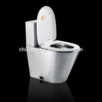 stainless steel waterless toilet p/s-trap with cistern