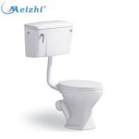 Cheap price two piece washdown p-trap types of toilets in africa